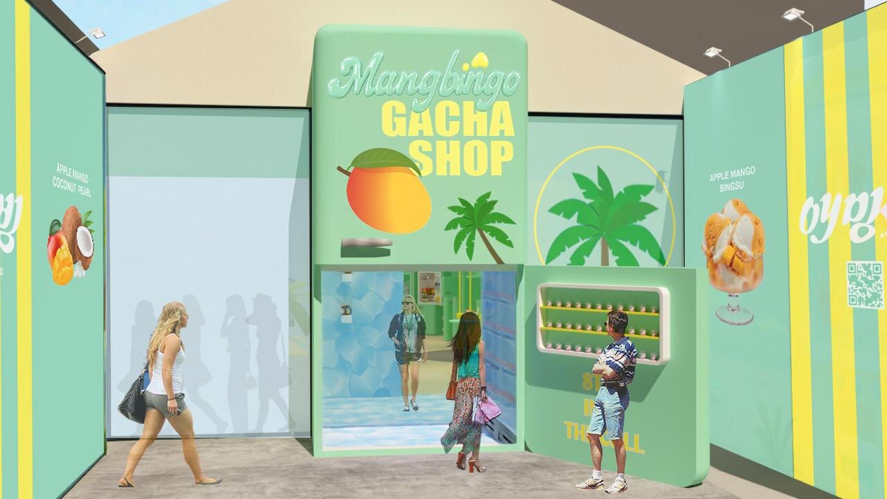 Entrance facade render