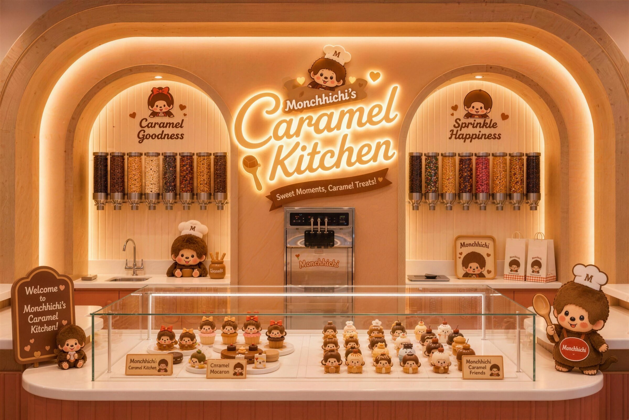 Caramel Kitchen pop-up render