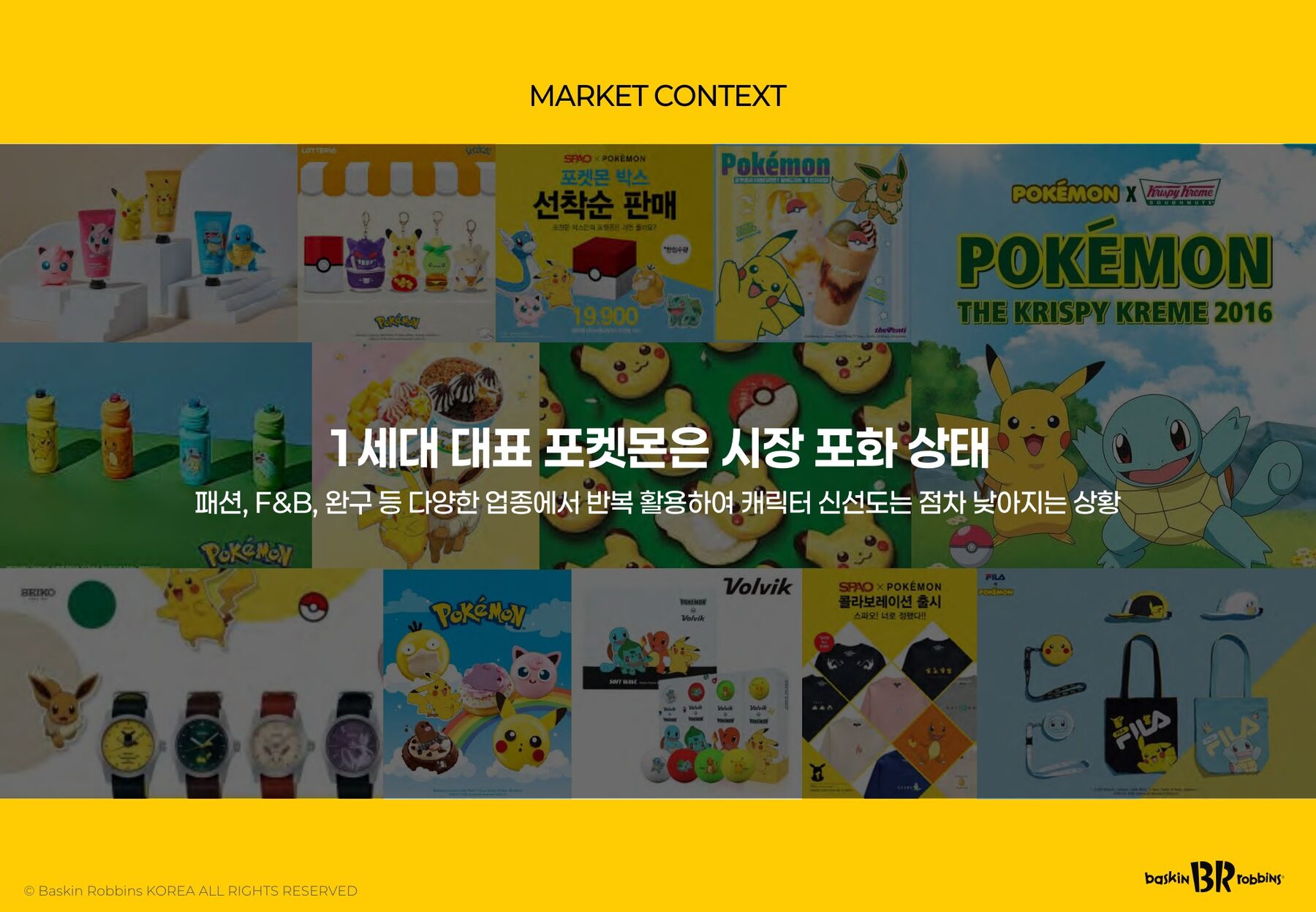 Market context: first-generation Pokémon are saturated