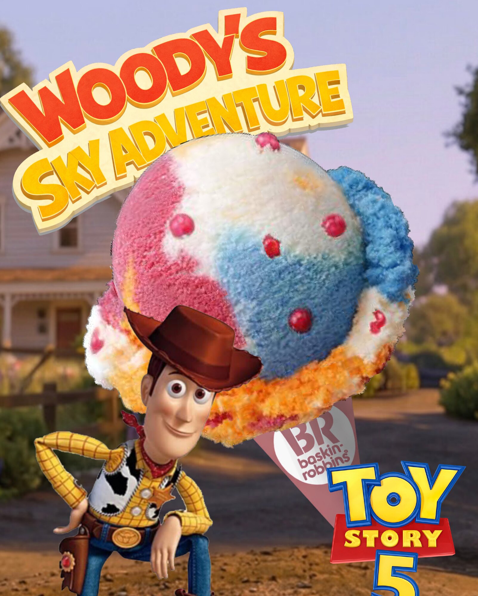 Woody’s Sky Adventure poster, alternate